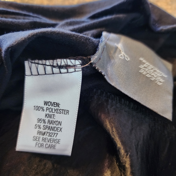 Simply Vera Vera Wang Black Sleeveless Dress Size M - Picture 3 of 8